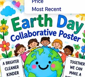 Earth Day Collaborative Poster printable preview