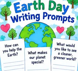 Earth Day Writing Prompts printable preview
